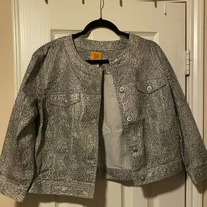 Snake skin jacket